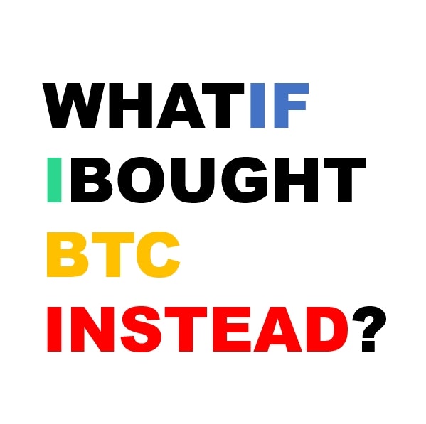 WHAT IF I BOUGHT BTC INSTEAD....? gallery image