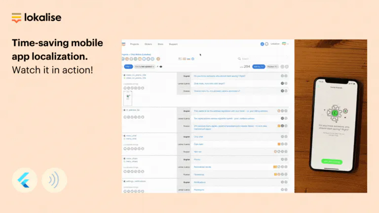 Lokalise Flutter SDK gallery image