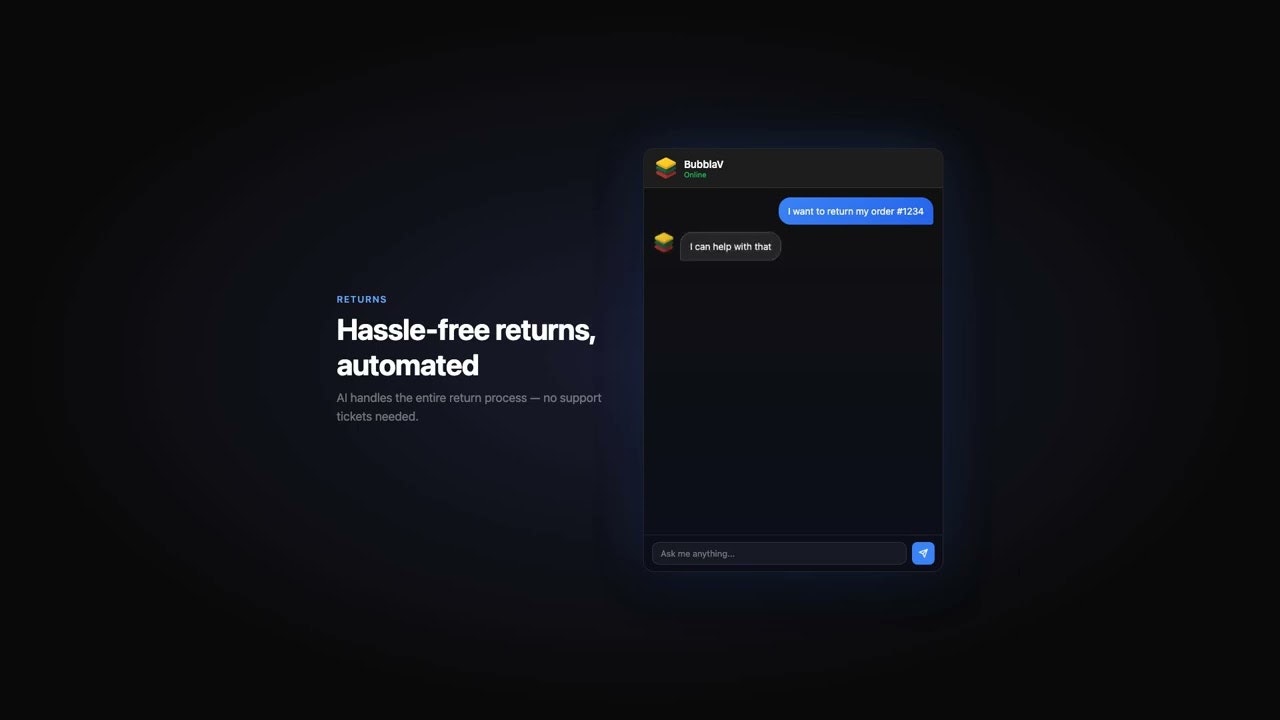 BubblaV AI Chatbot gallery image