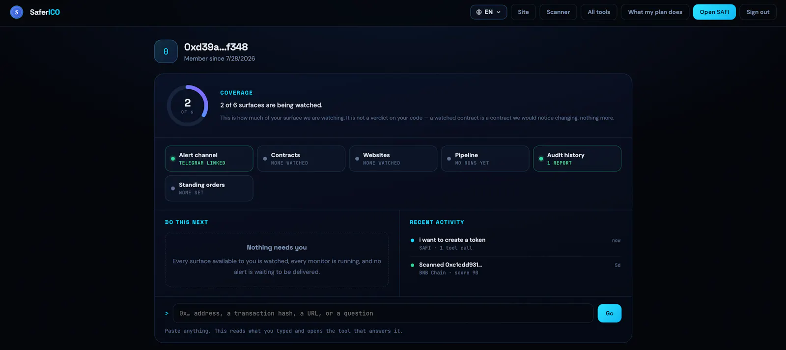 SaferICO screenshot 3