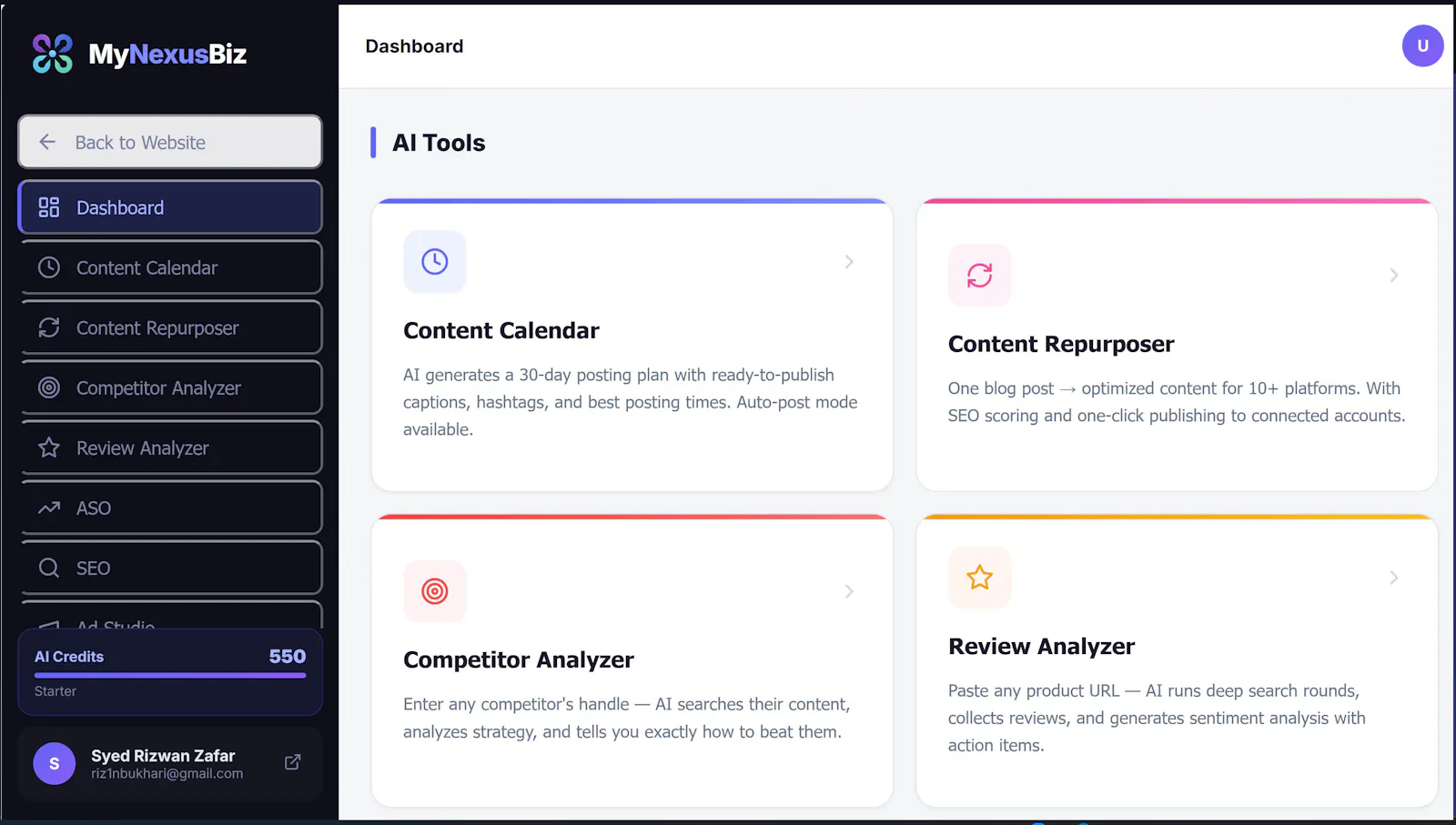 MyNexusBiz screenshot 2