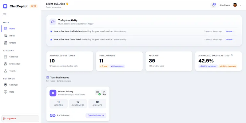 ChatCopilot screenshot 3