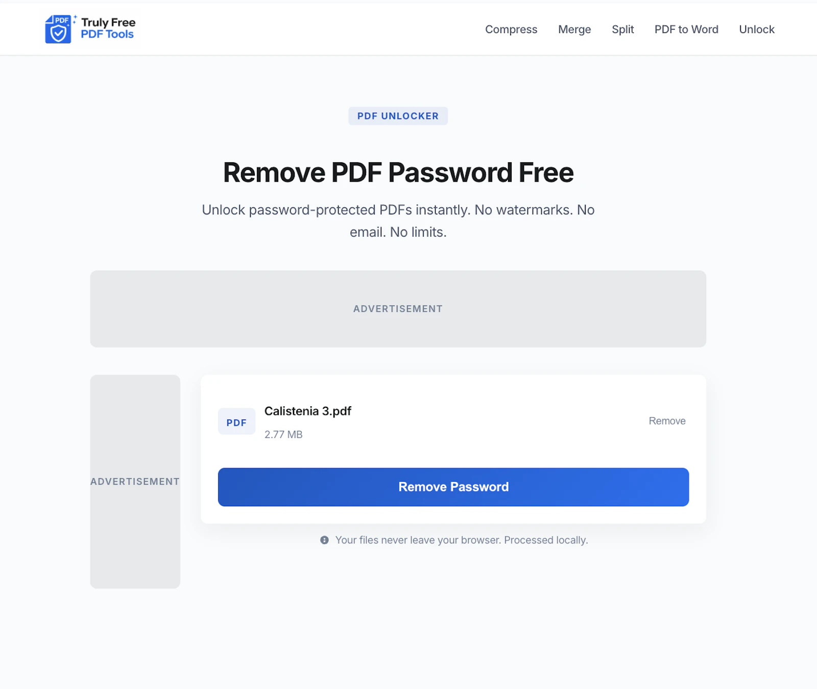 TrulyFree PDF Tools screenshot 3