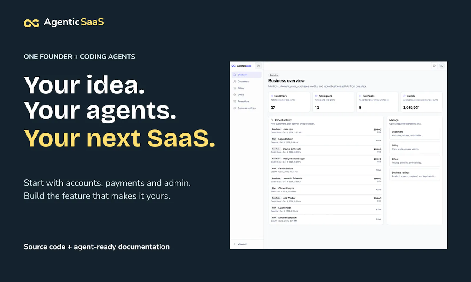 AgenticSaaS screenshot 2