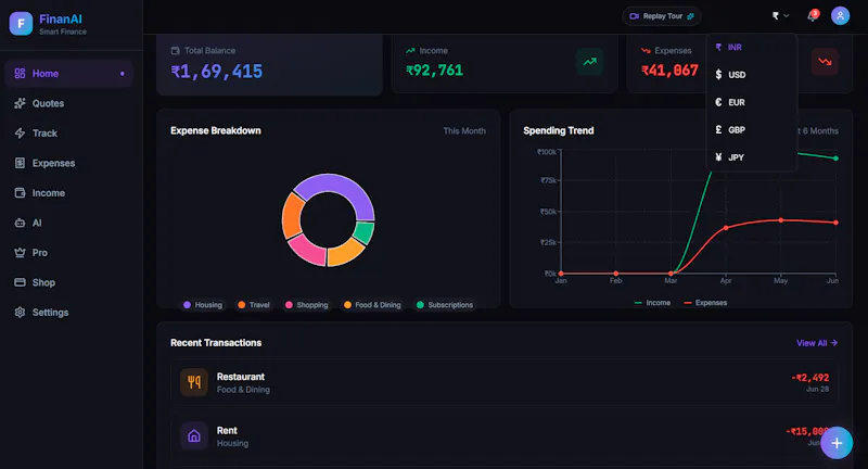 FinanAI screenshot 3