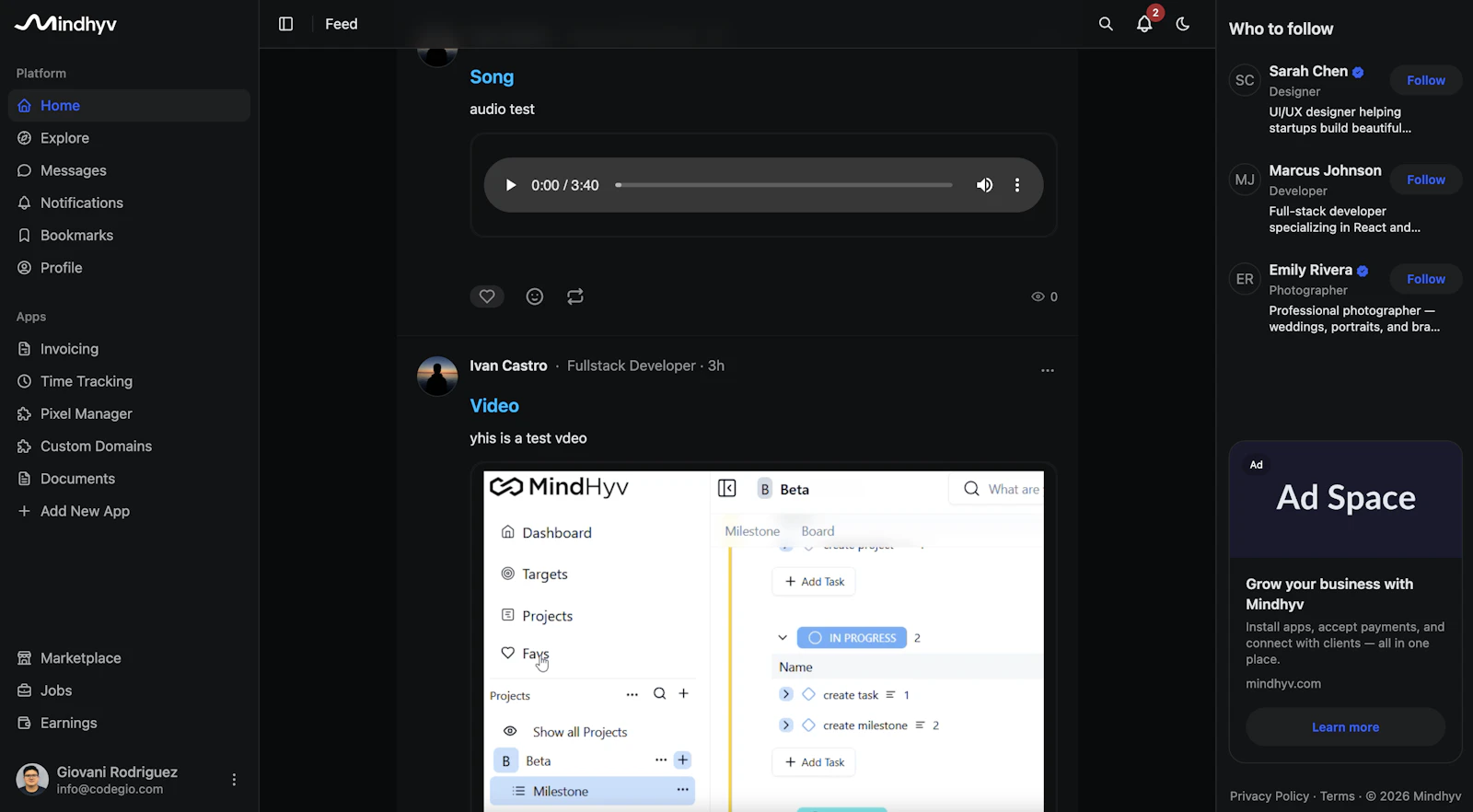 Mindhyv screenshot 1