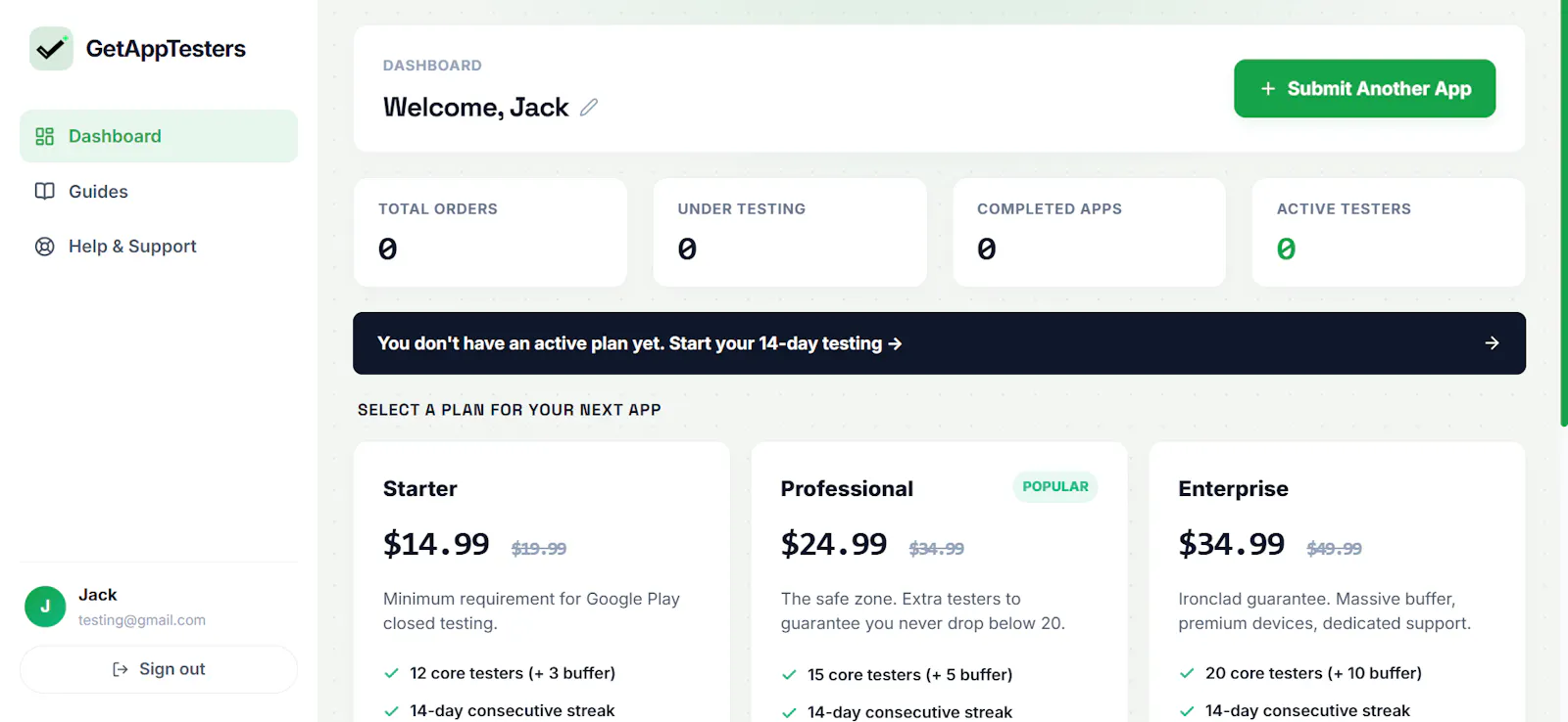 GetAppTesters screenshot 4