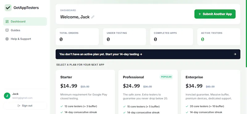 GetAppTesters screenshot 4