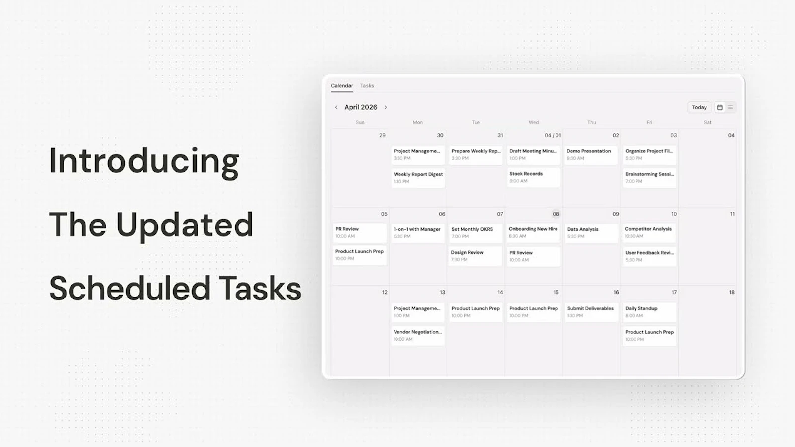 Manus Scheduled Tasks 2.0  screenshot 1 (video preview)