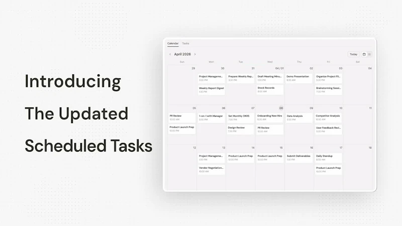 Manus Scheduled Tasks 2.0  screenshot 1 (video preview)