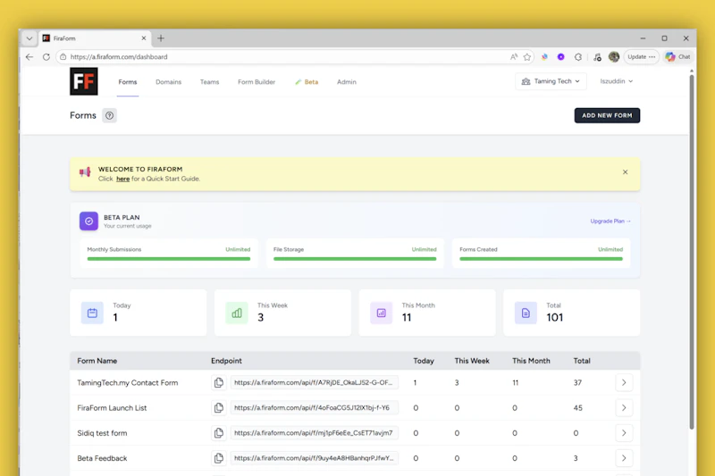 FiraForm screenshot 3
