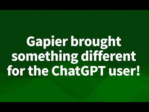Gapier - For ChatGPT GPTs Users gallery image