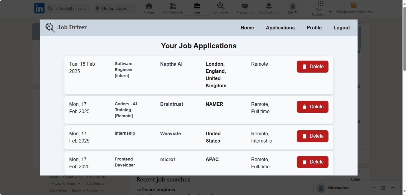 Job Driver gallery image