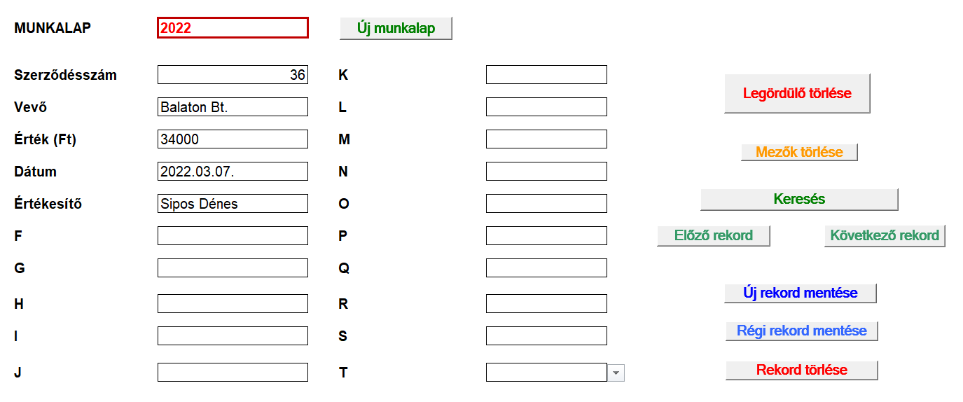 Modèle de créateur de base de données Excel media 2
