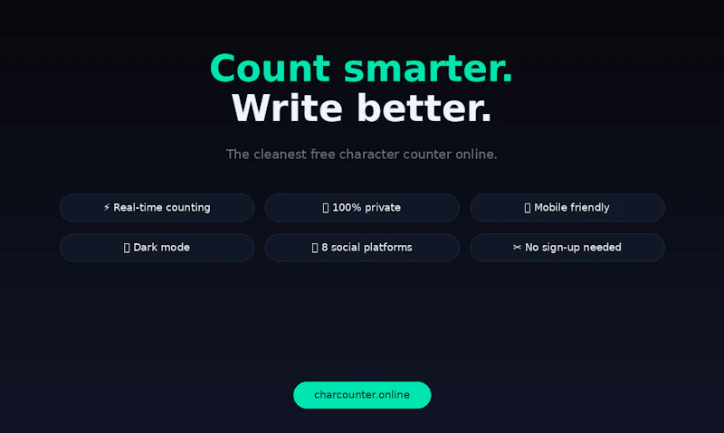 CharCounter.online screenshot 1