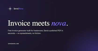 InvoiNova — Free Invoice Generator gallery image