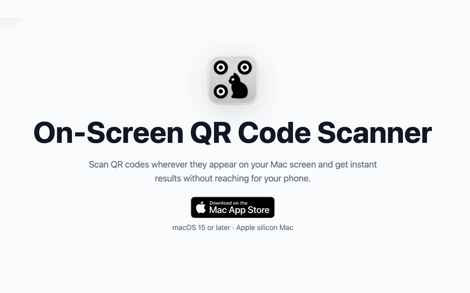 QRSpell: On-Screen QR Scanner screenshot 1