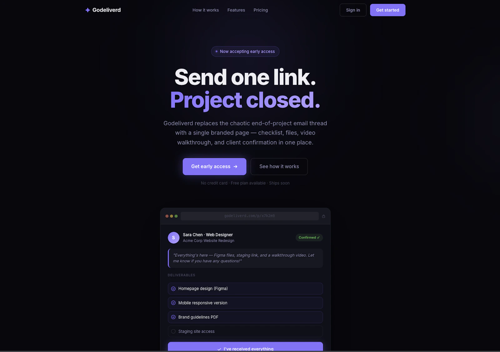 Godeliverd screenshot 1