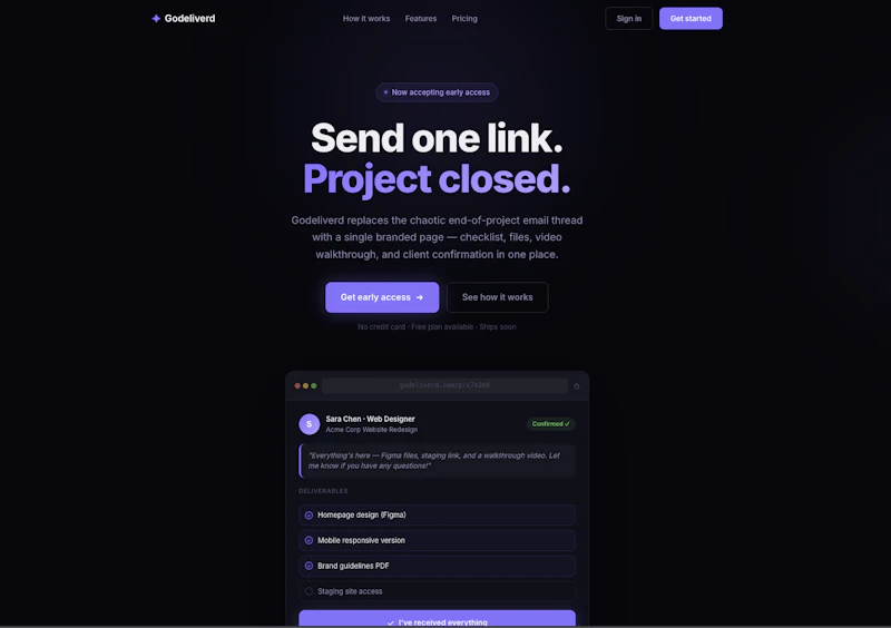 Godeliverd screenshot 1