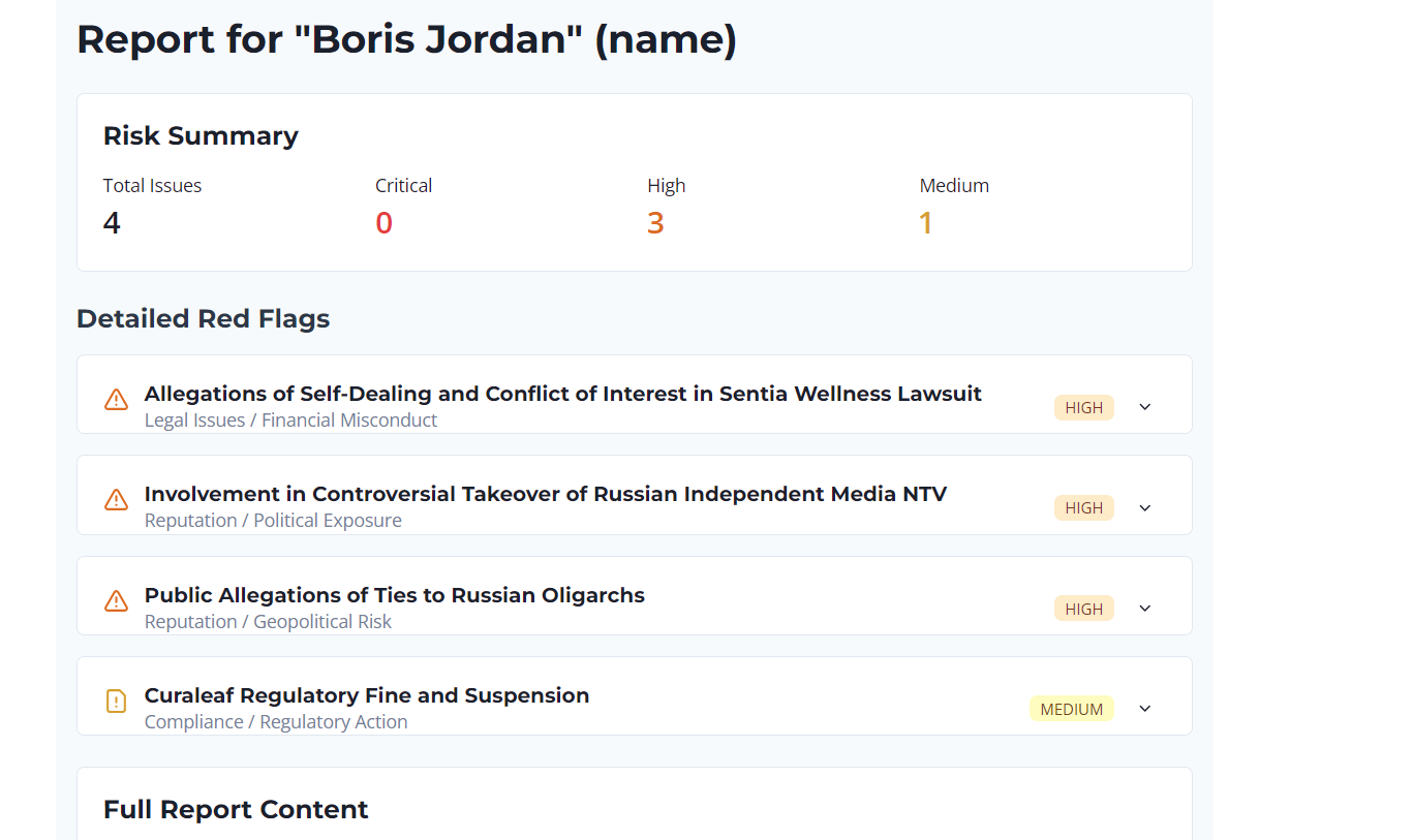Due Diligence Platform gallery image