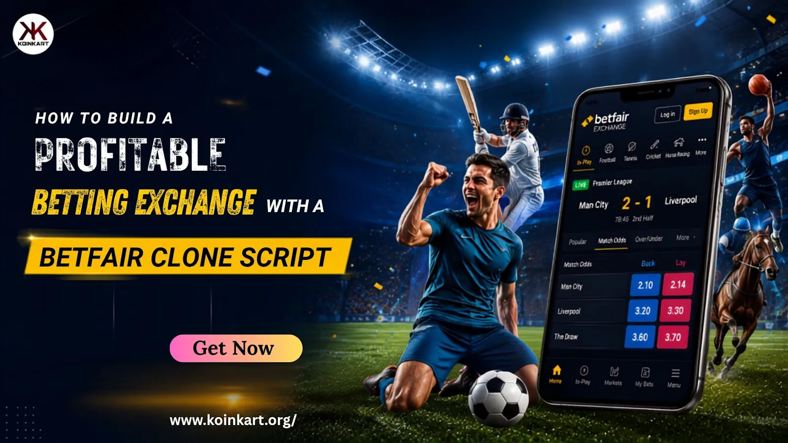 Betfair Clone Script screenshot 1