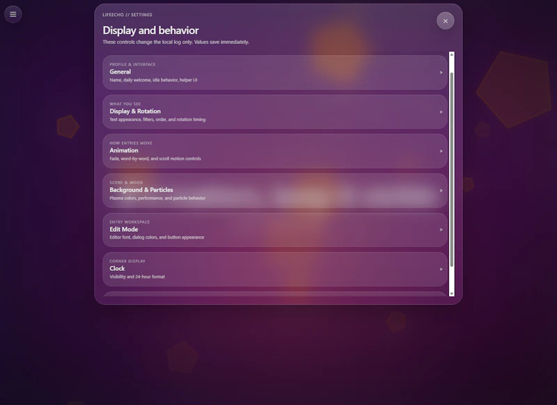 LifeEcho screenshot 3