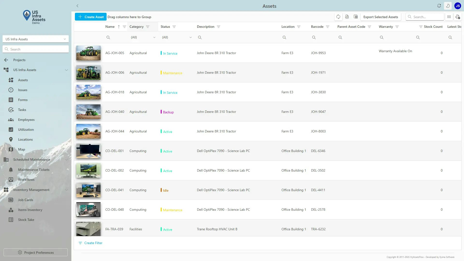 Mídia 8 de Myassetflow - Gerenciamento de ativos físicos sem papel