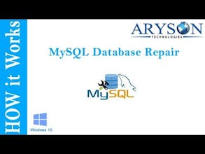 MySQL Database Recovery tool gallery image
