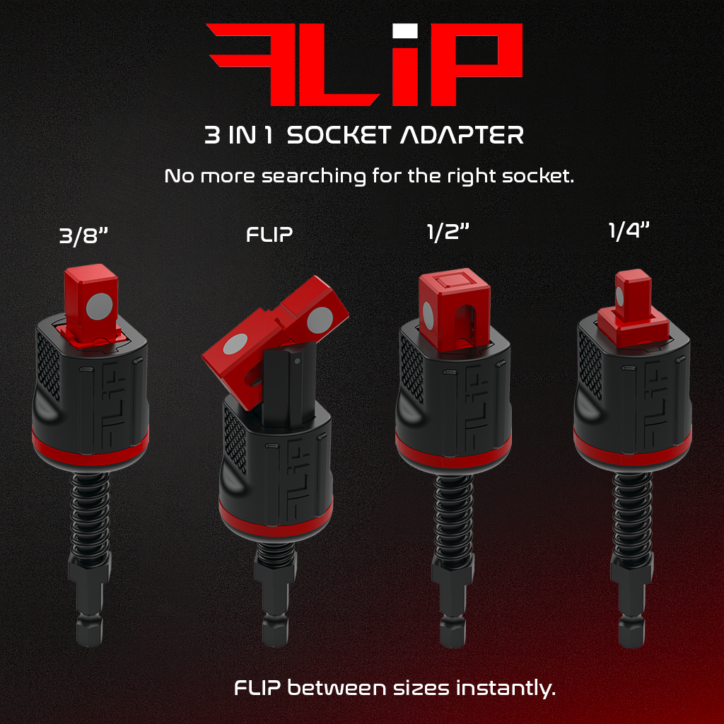 FLIP - The Unique 3 in 1 Socket Adapter gallery image