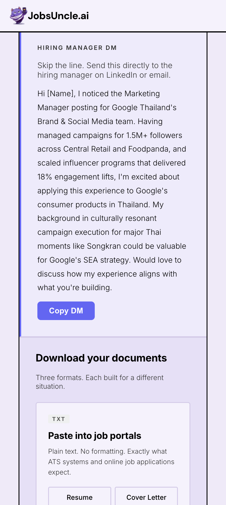 JobsUncle.ai gallery image