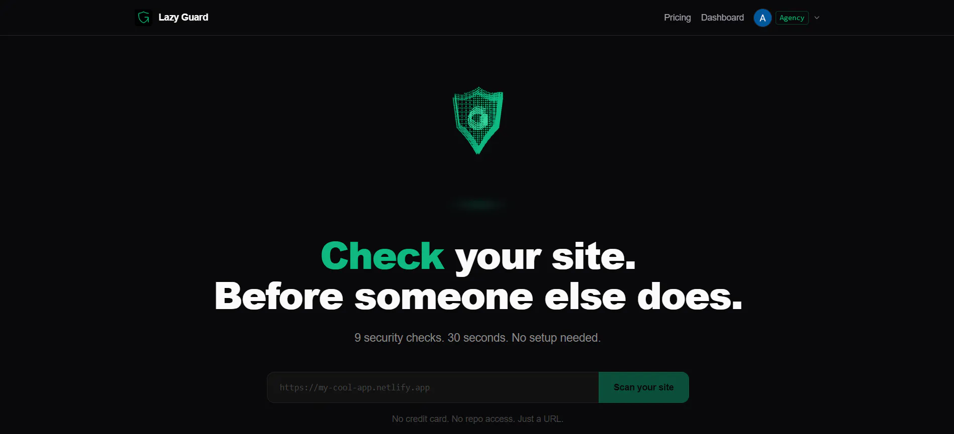 Lazy Guard - Simple Website Security のプロダクトバナー