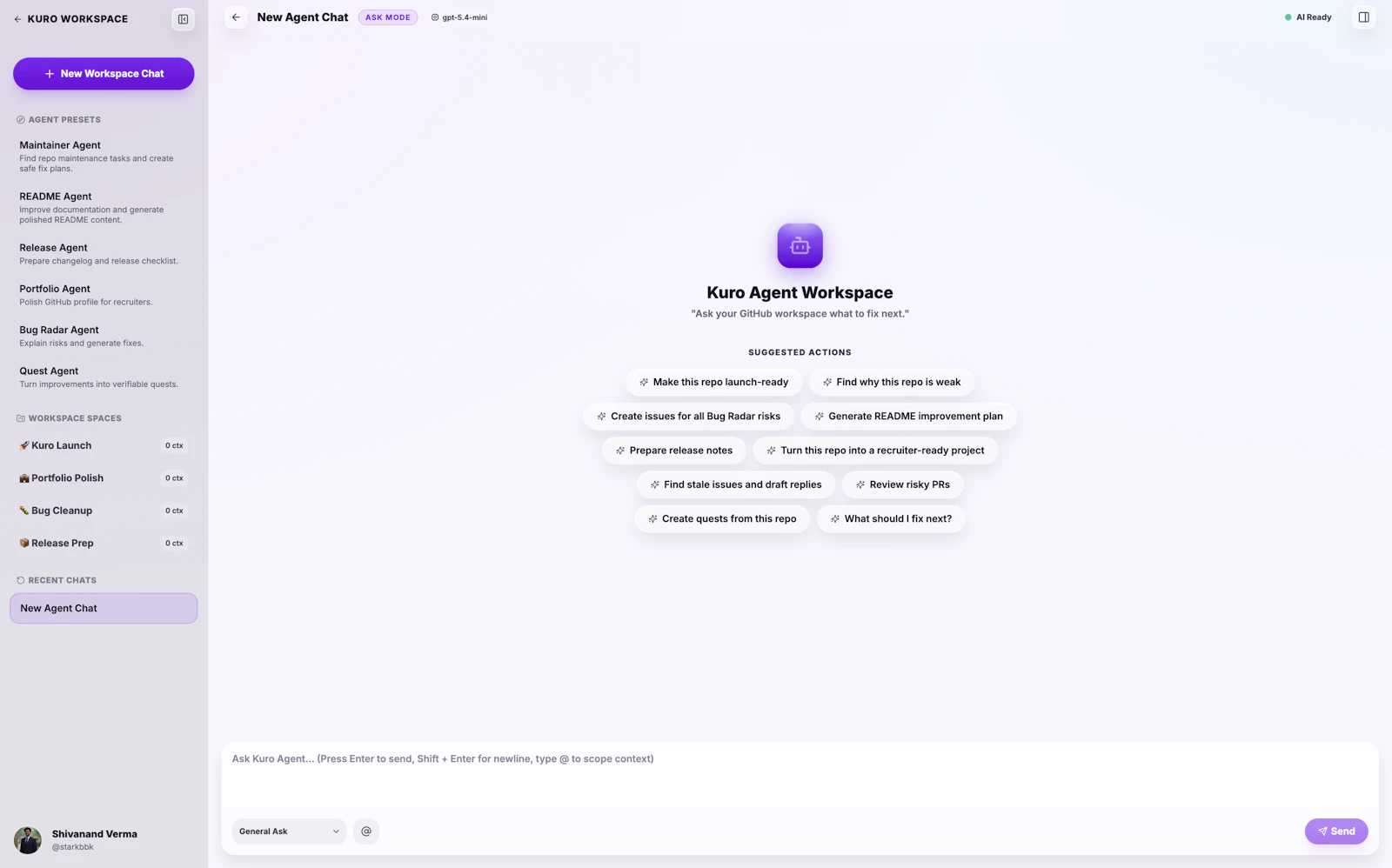 Kuro screenshot 2
