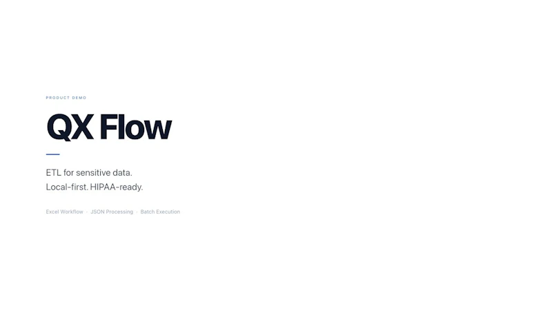 QX Flow screenshot 1 (video preview)