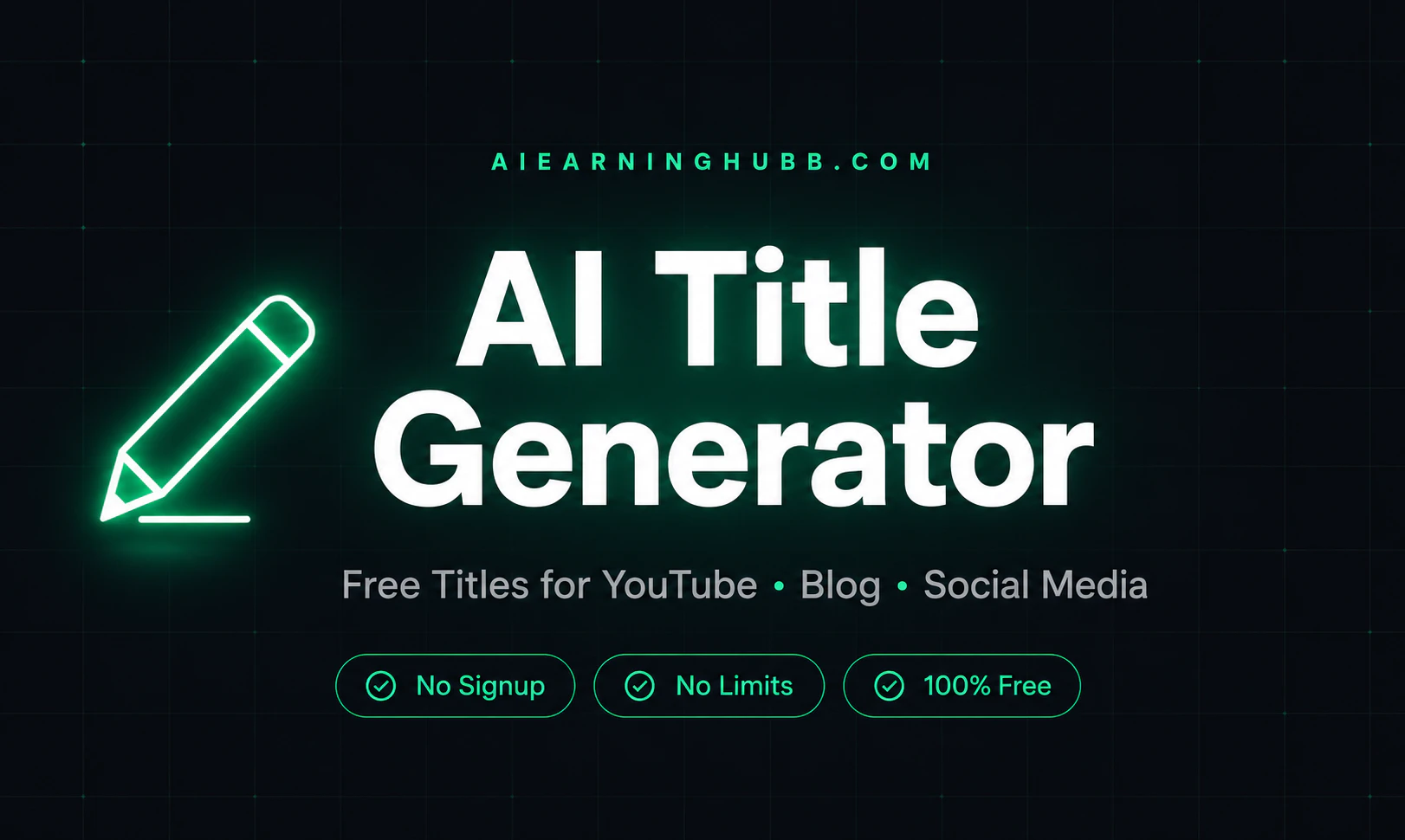 AI Title Generator by AIEarningHubb logo