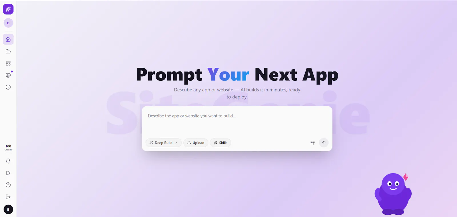 sitegeniebuild screenshot 2