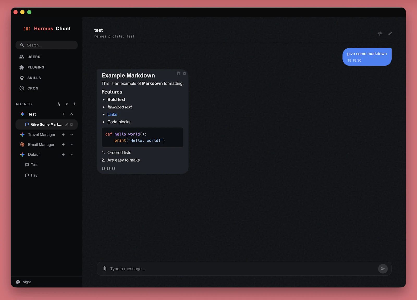 Hermesita screenshot 2