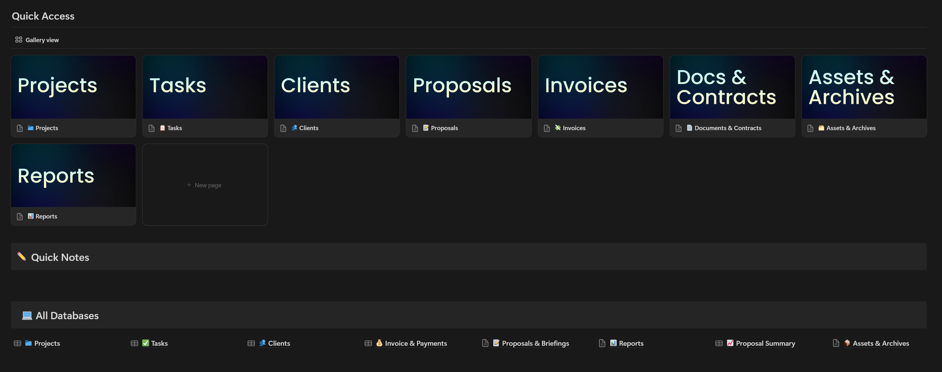 Studioflow - Il sistema operativo nozione per designer freelance e creativi da solista media 2