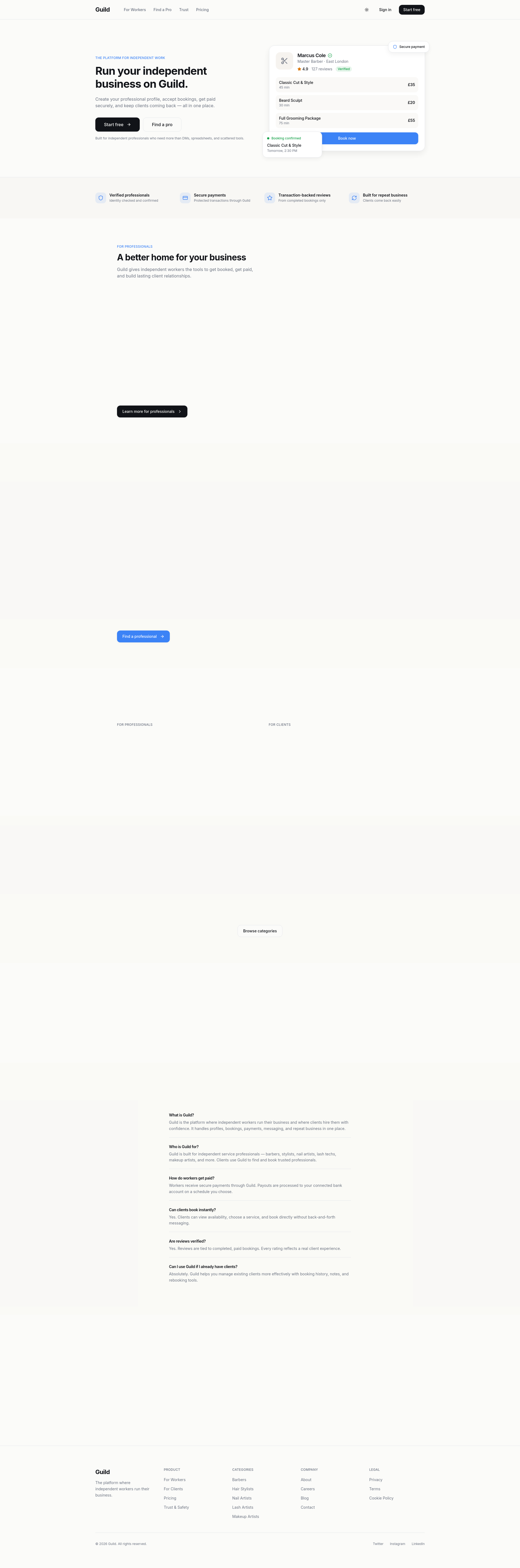 Guild - Main product screenshot demonstrating key features and user interface