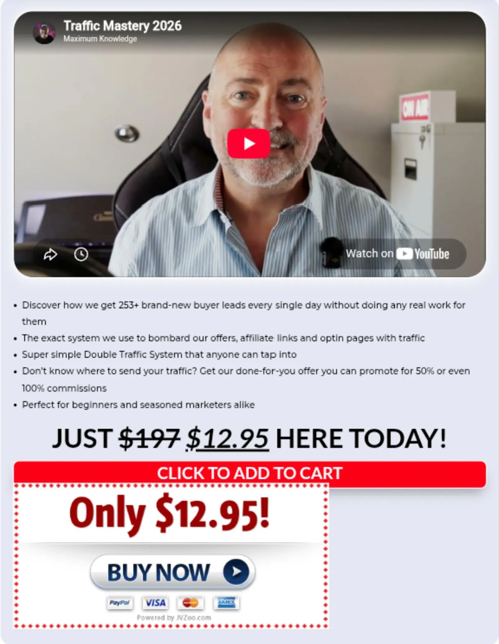 Traffic Mastery 2026 Review screenshot 1