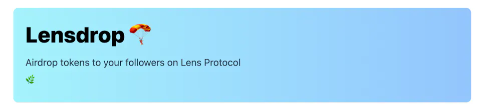 Lensdrop gallery image
