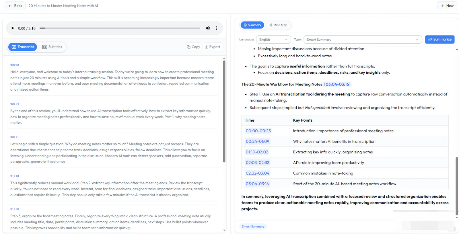 AudioTranscription.io screenshot 2