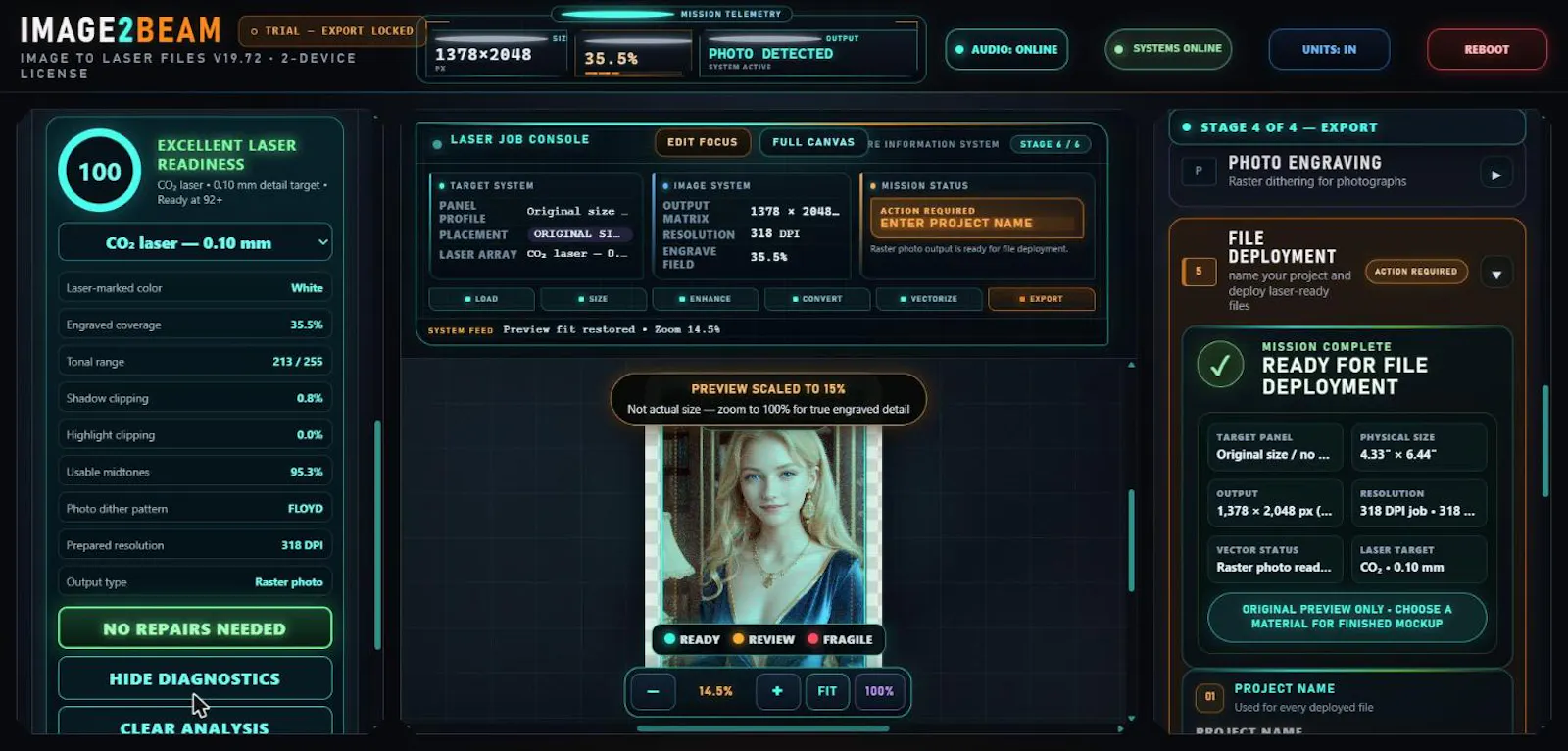 Image2Beam screenshot 4
