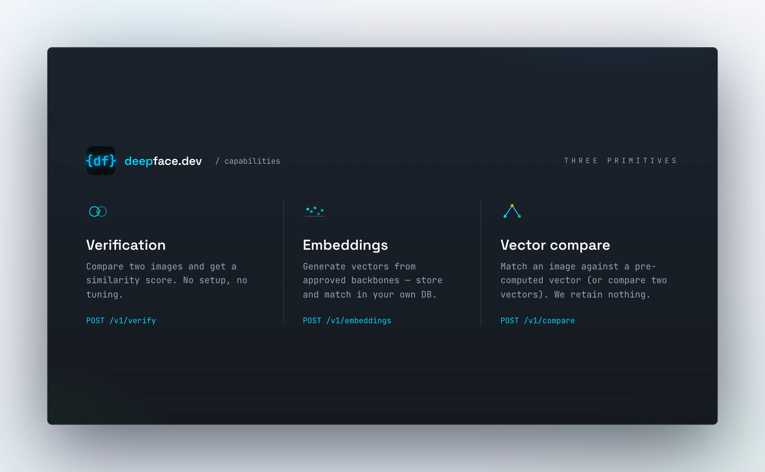 deepface.dev screenshot 2