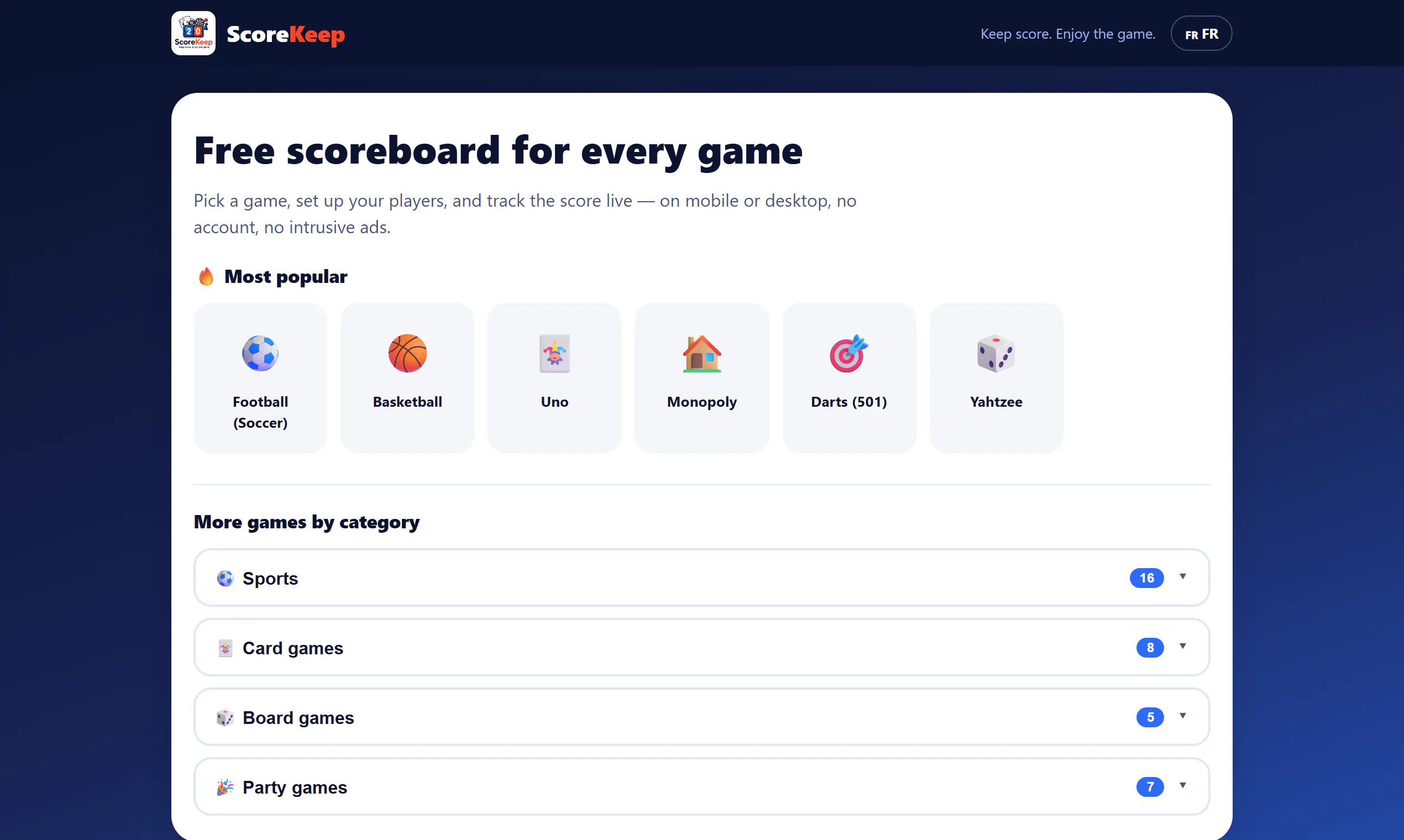 ScoreKeep gallery image