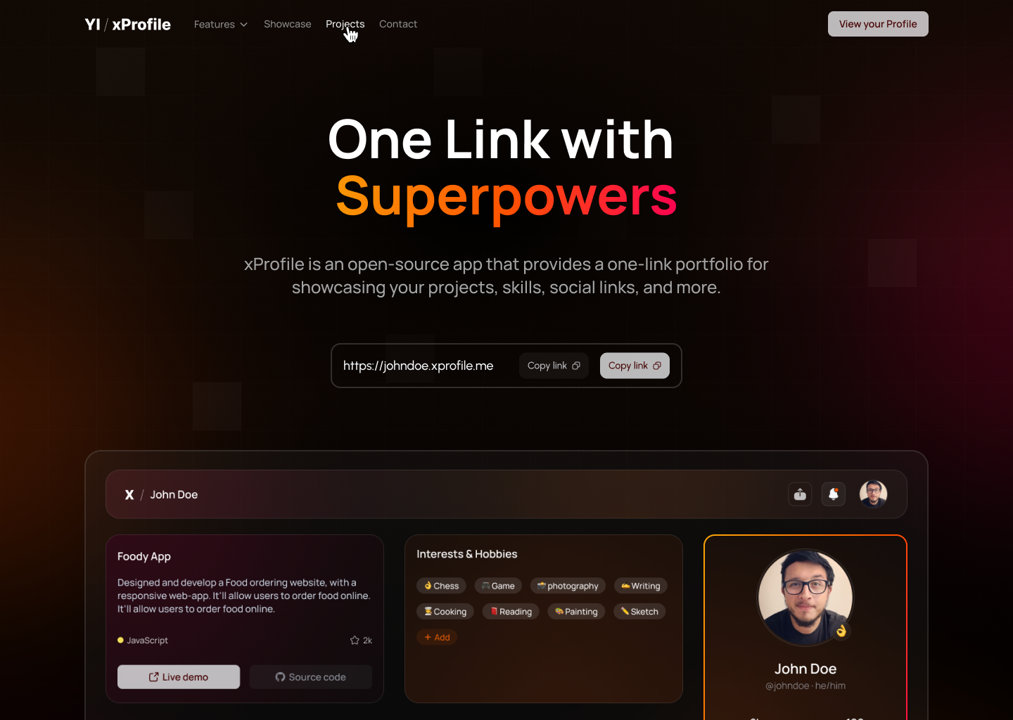 x หน้า Landing Page Profile media 1