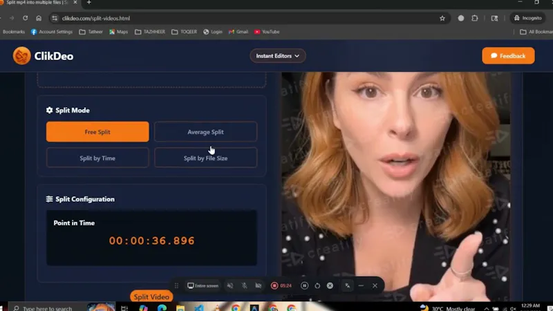 ClikDeo screenshot 1 (video preview)