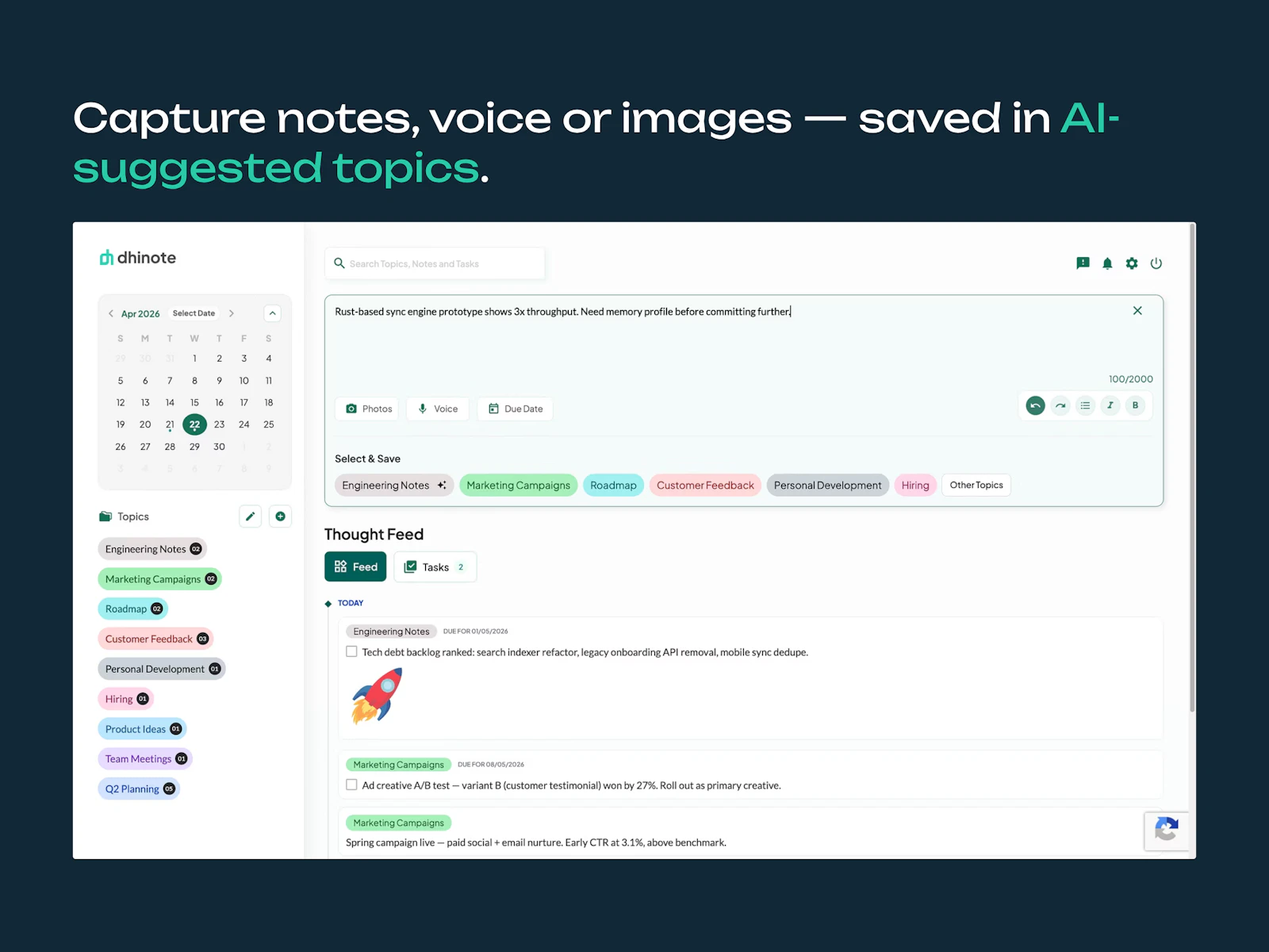 Dhinote screenshot 4
