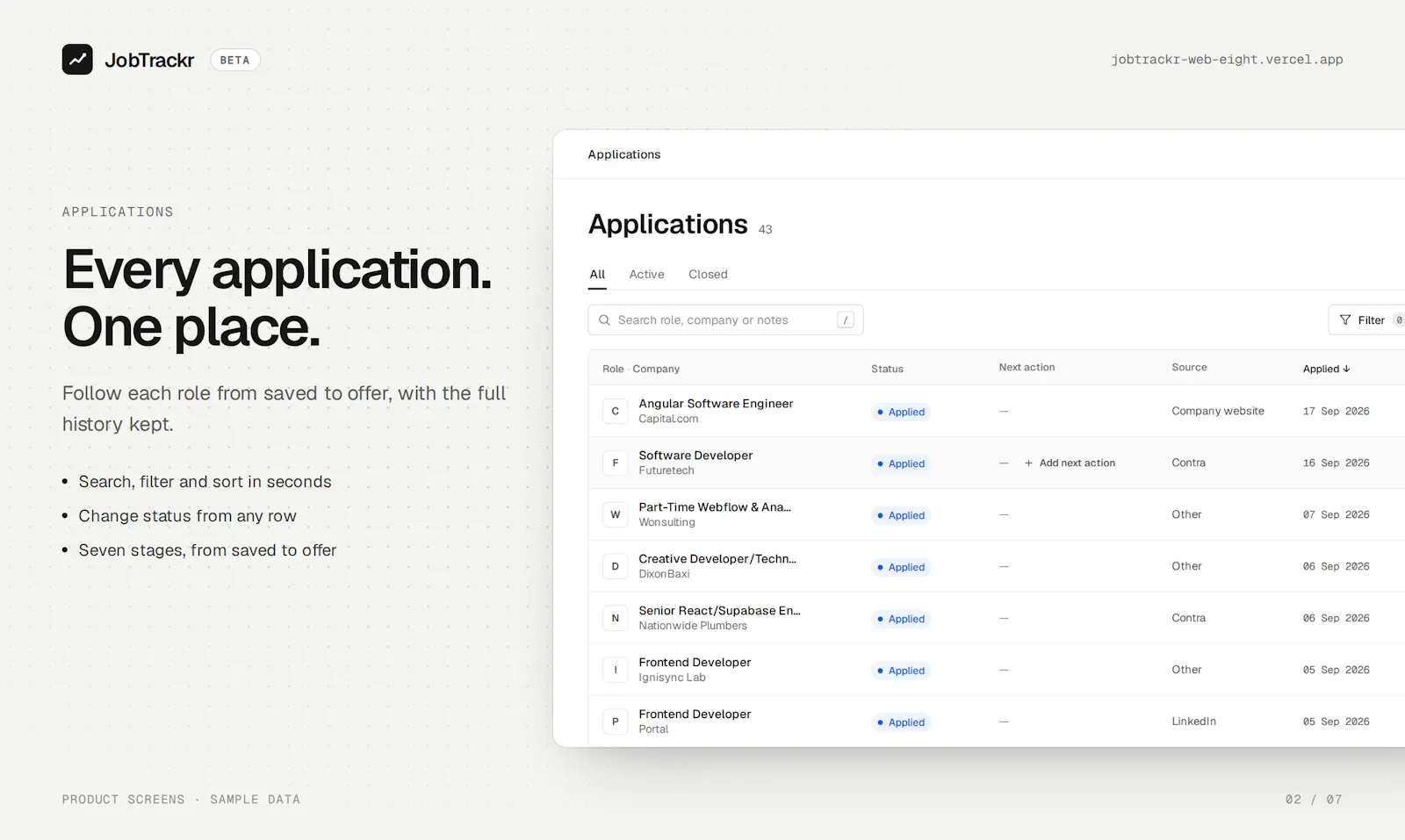 JobTrackr screenshot 3