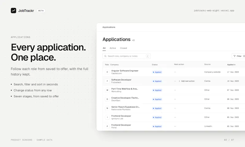 JobTrackr screenshot 3