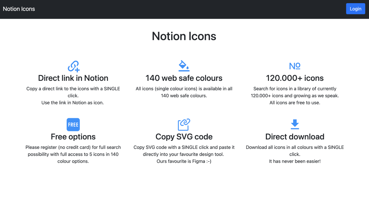 Notion Icons gallery image